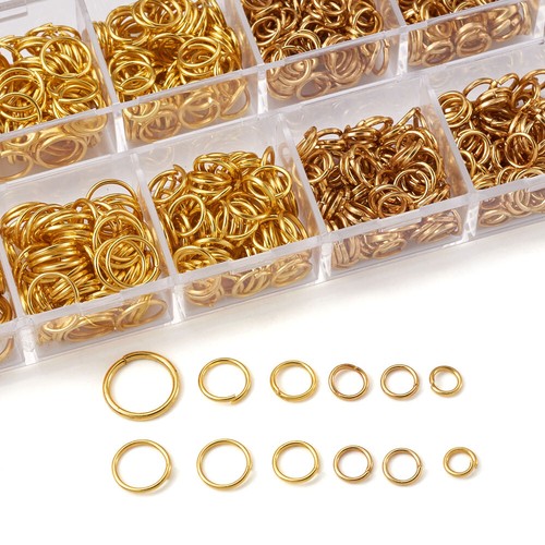 10mm iron jump rings - 4/5/6/7/8/10mm,