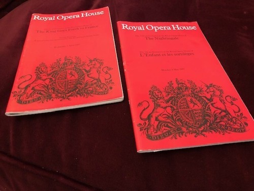 London opera programmes - x,