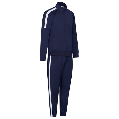Navy mens tracksuit set fleece - navy,