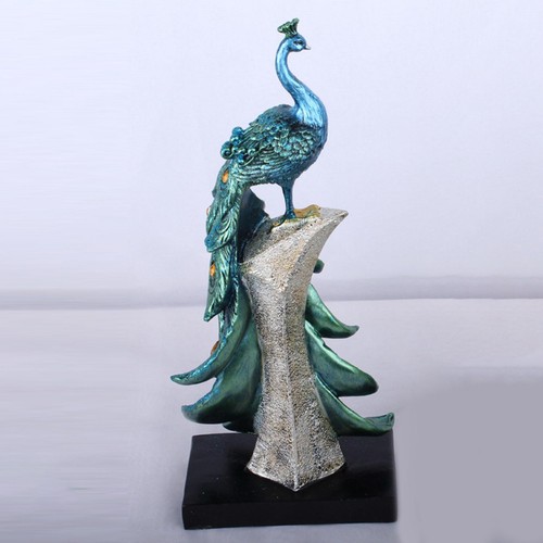 Peacock statue figurine - peacock,