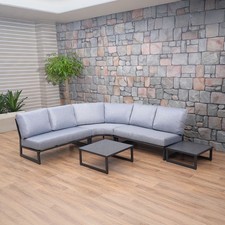 5 Seater Sofa Set - Grey MS3G