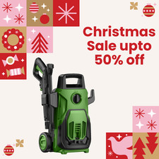 Green 1600W Pressure Washer