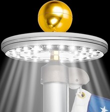 Flagpole Solar Powered - 20 LED Solar Light for Flagpole - Light up American Fla