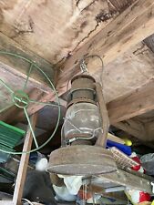 Vintage Oil Lantern With Glass