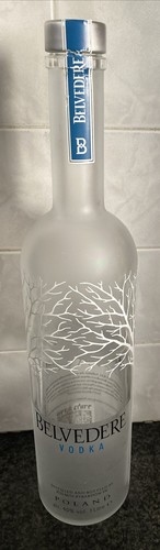 Belvedere vodka empty bottle - empty,