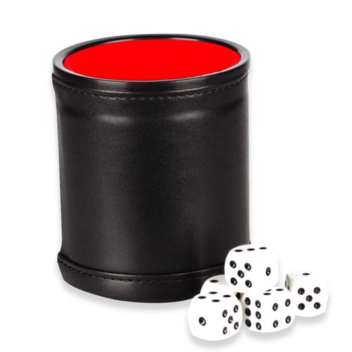 Yahtzee dice cup set with - dice, 5