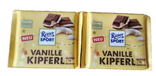 Ritter Sport Vanilla Cresent Cookies ~ 2 x 100g ~Xmas flavoured chocolate Bars