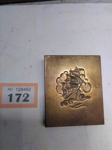 Sailing ship brass mount - brass,