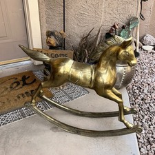 Vintage Large Brass Rocking