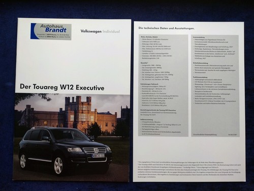 Touareg type w12 - type, 7l