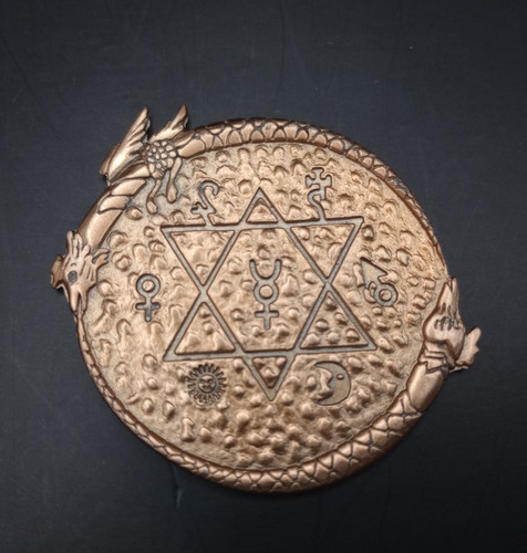 Old occult coin luciferian - coin,