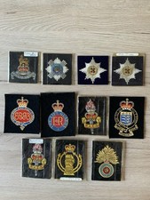 Collection Of 11 British Army Cloth Blazer Badges