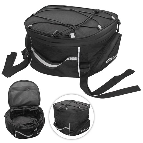 Motorcycle tail bag - motorcycle, helmet