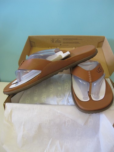 Ugg solivan leather flip - leather,
