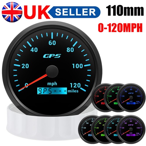 110mm gps speedometer 120mph - speedometer, 0-120mph