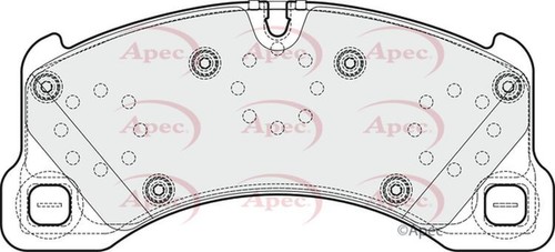 Apec brake pads front - brake, r90