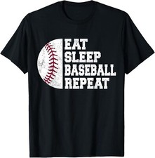 Eat Sleep Baseball Repeat