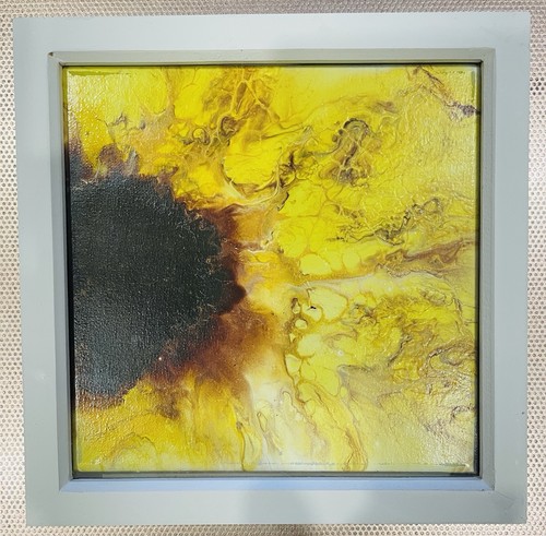 Art abstract acrylic sunflower - art,