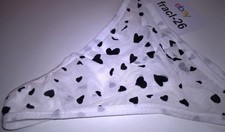 Sexy WHITE Sheer ADJUSTABLE TANGA THONG Panties Knickers Sissy TV CD 30" - 42" +