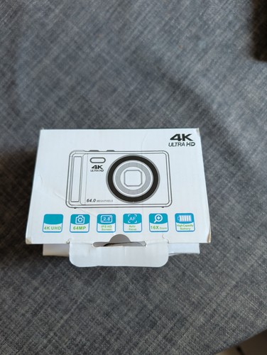 Digital camera 64mp compact - 4k,