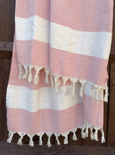 Turkish Peshtemal Towel, Rose