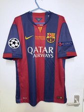 MESSI Barcelona 2014/15 home Football Shirt Nike UCL FINAL camiseta barça