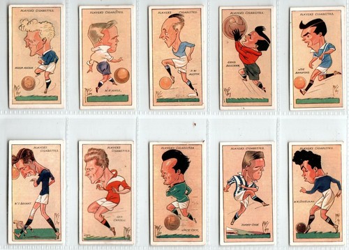 Players football caricatures - football,