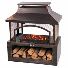 Kct outdoor fireplace - kct,