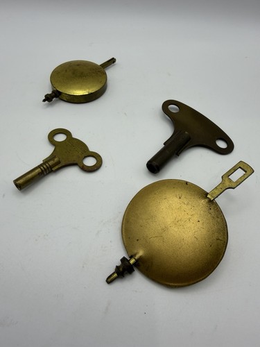 Vintage brass clock spares - brass, job