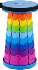 Rainbow Portable Folding Stool