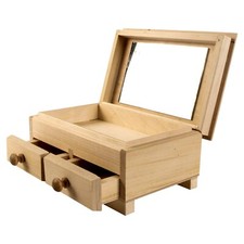 Natural Wooden Vanity Box –