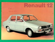 1972 RENAULT 12  Sales