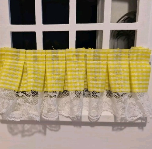 Dolls house 12th gingham - house, &