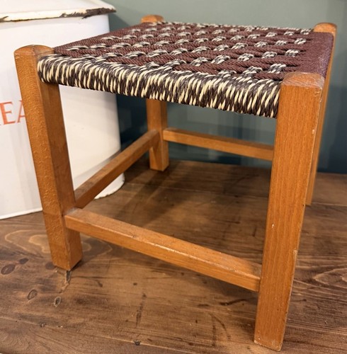 Vintage woven brown rattan - woven,