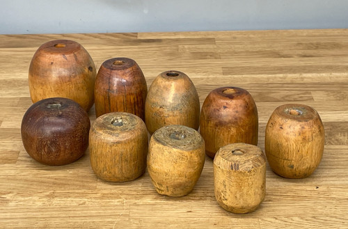 Vintage wooden lead dressing - wooden,