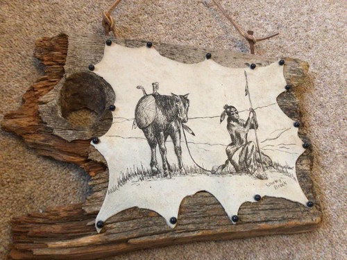 Native american drawing - american,