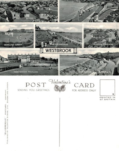 Vintage postcard westbrook - vintage,