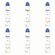 Dove Original Antiperspirant Deodorant Spray 250ml - Pack of 6