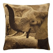 Cushion Cover Brown Woven