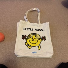 Little Miss Mr Men Canvas Tote