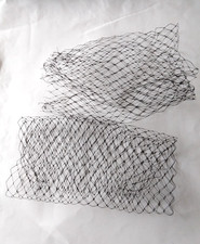 2 x Black veiling, Birdcage veiling for millinery hats fascinators