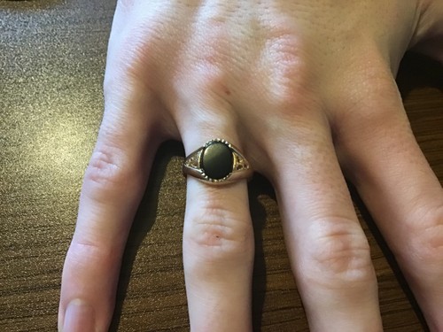 9ct gold ring size - 9ct, o,