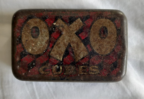Vintage oxo cubes - oxo, tin