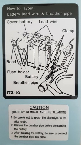 Yamaha xt500 it2 battery - yamaha,