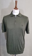 Dexter By Dexter Wong Quarter Zip Polo Shirt Green Size Large 
