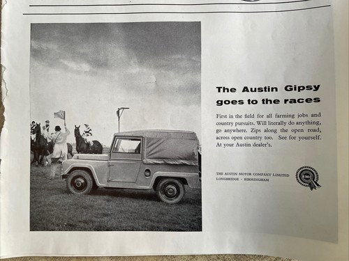 1960 austin gipsy half - gipsy, page