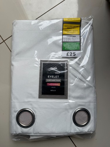 Dunelm blackout thermal eyelet - blackout,