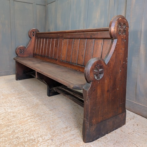Long pitch pine antique - pine, gothic