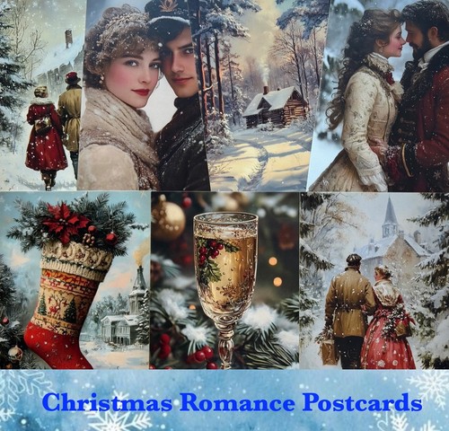 Christmas postcards art - postcards,