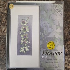 Heritage Stitchcraft Counted Cross Stitch Kit "Sea Holly Panel" by John Clayton